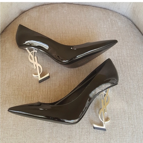 Yves Saint Laurent black opyum pump - Picture 1 of 7
